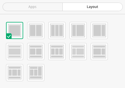 Set page layout 
